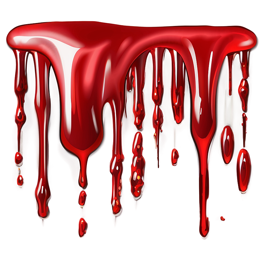 Horror Blood Drip PNG 8 PNG with transparent background