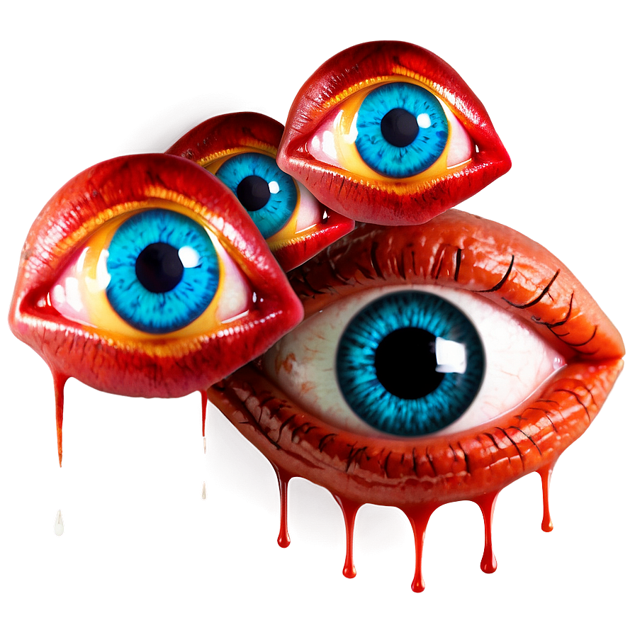 Horror Eyes Clipart PNG elr67 PNG with transparent background
