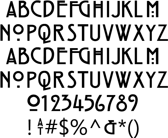 Horror Font Example PNG with transparent background