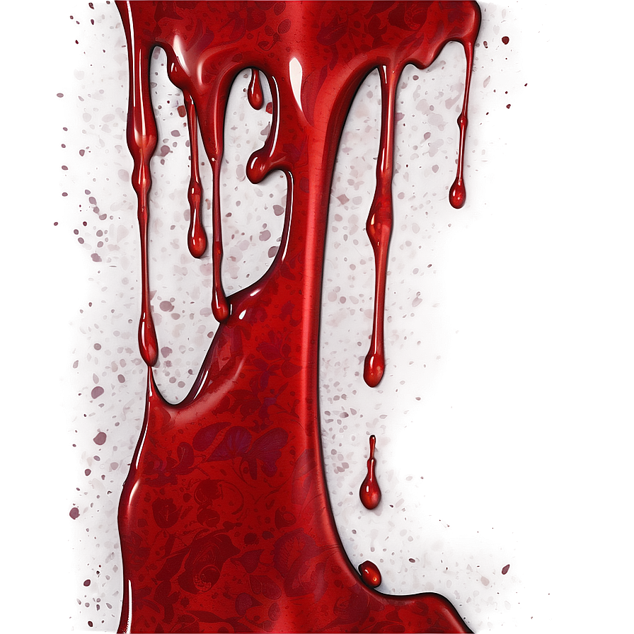 Horror Red Blood Splatter Png 06132024