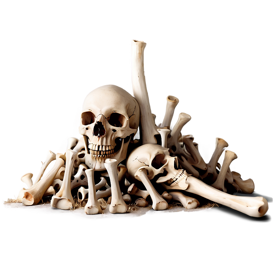 Horror Theme Bone Pile Png Bmr33