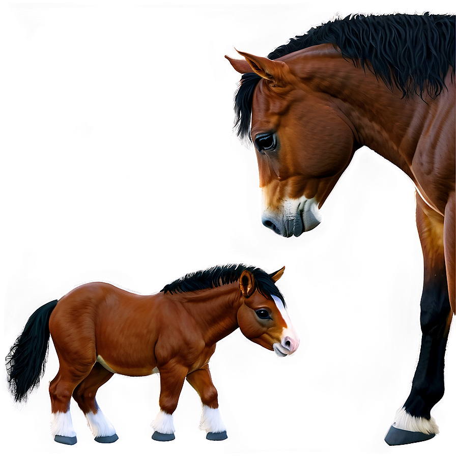 Horse And Foal Png 42