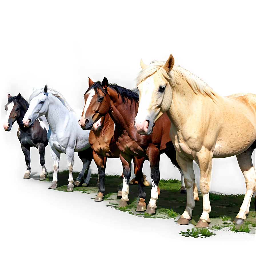 Horse Herd Png 22