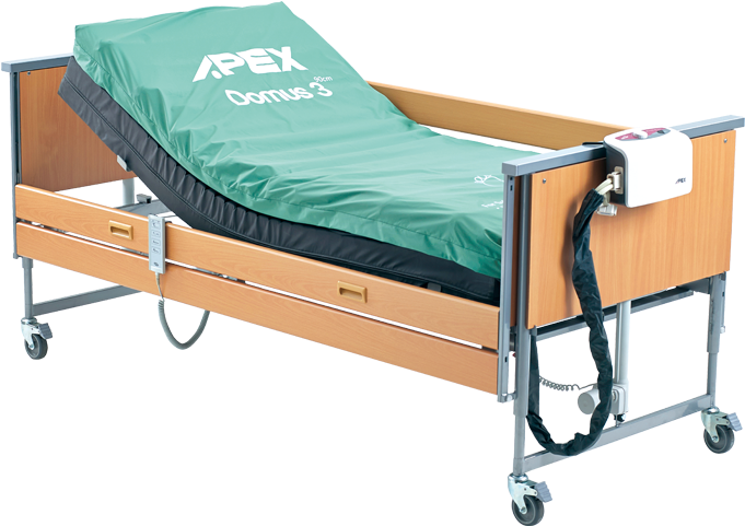 Hospital Bedwith Pressure Mattress System