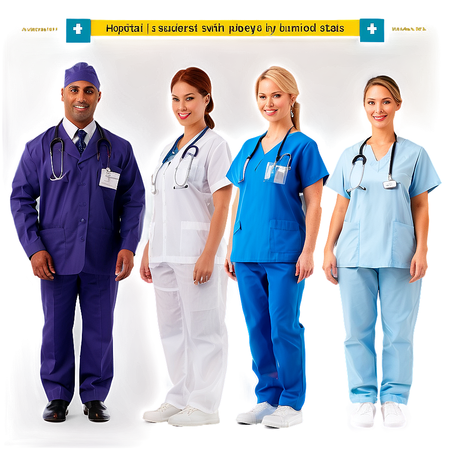 Hospital Staff Uniform Png 06252024