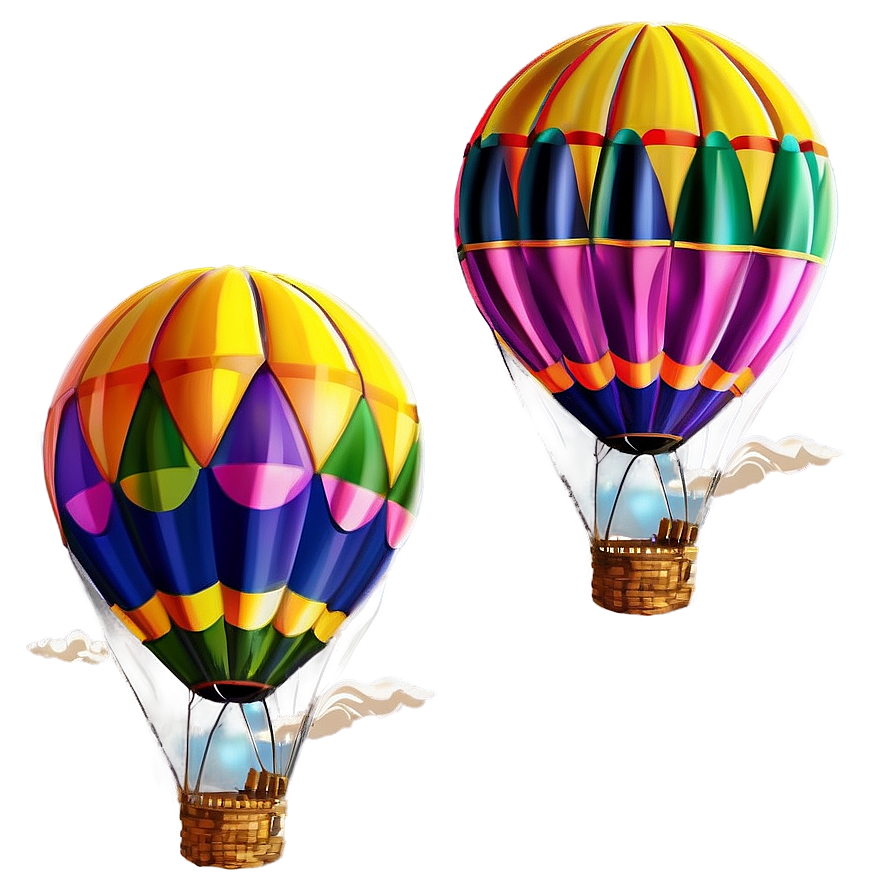Hot Air Balloons PNG 05042024 PNG with transparent background