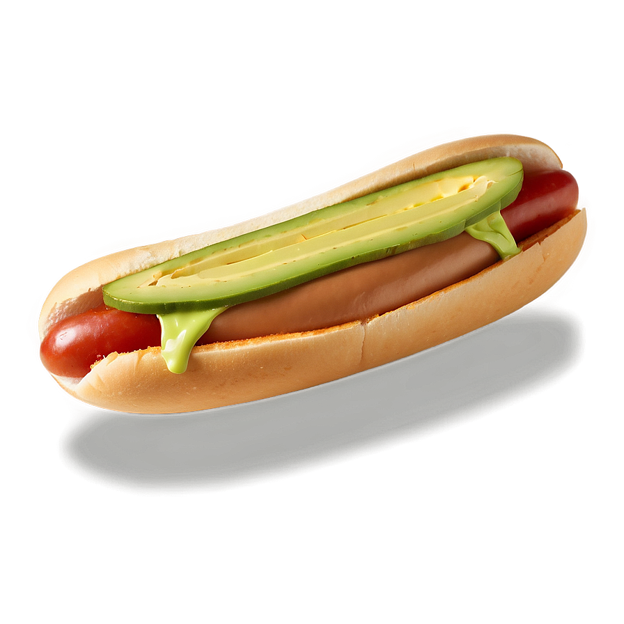 Hot Dog With Avocado Png Hqn50