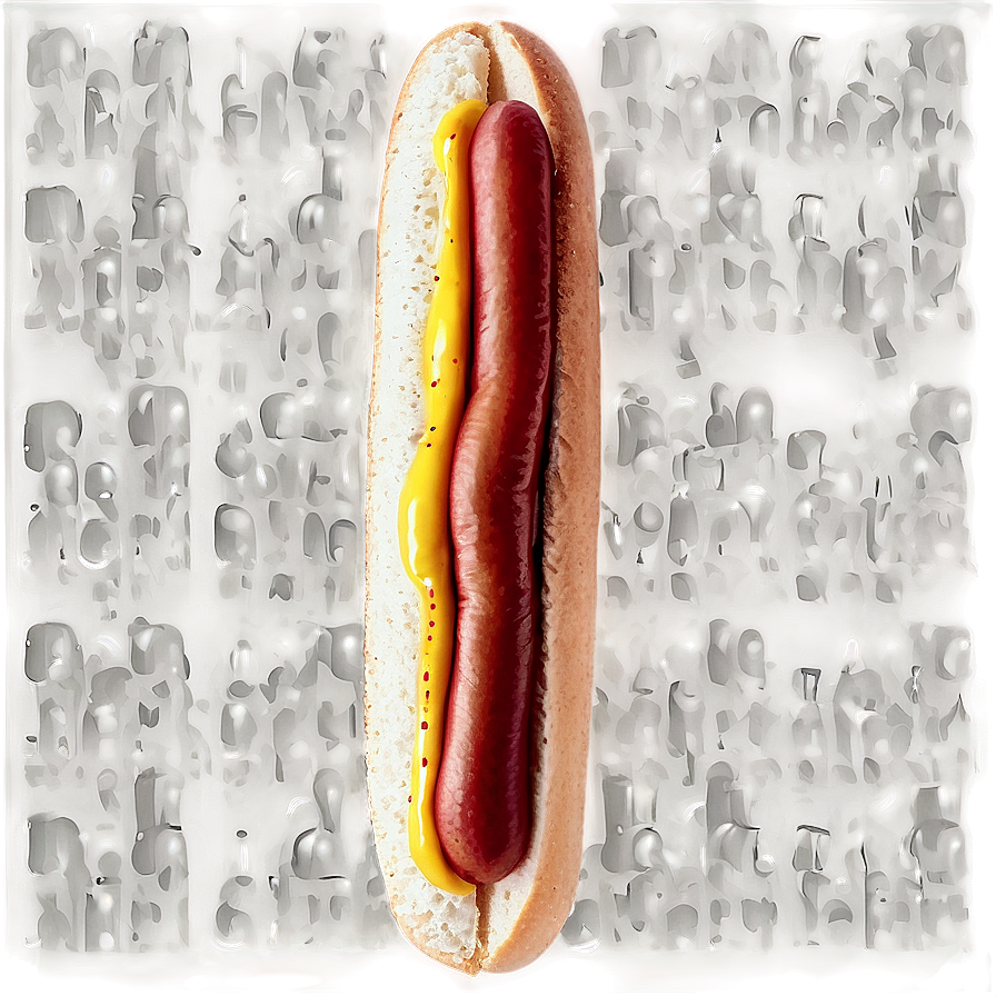 Hot Dog With Mustard Png 05232024