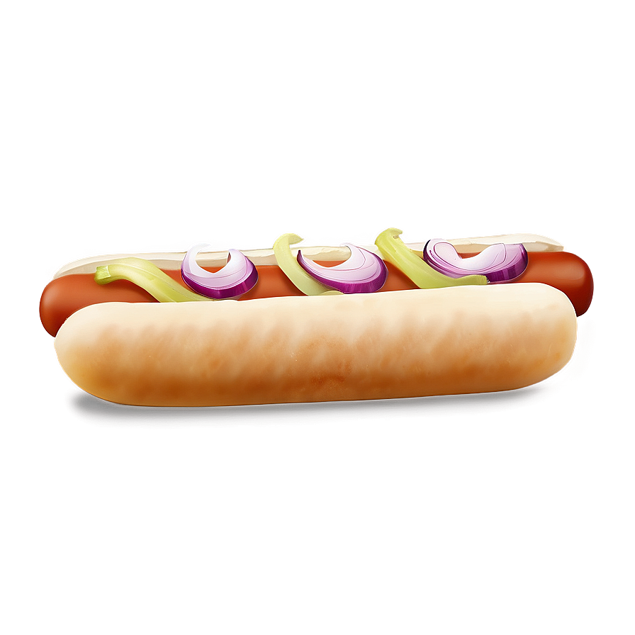 Hot Dog With Onions Png 69