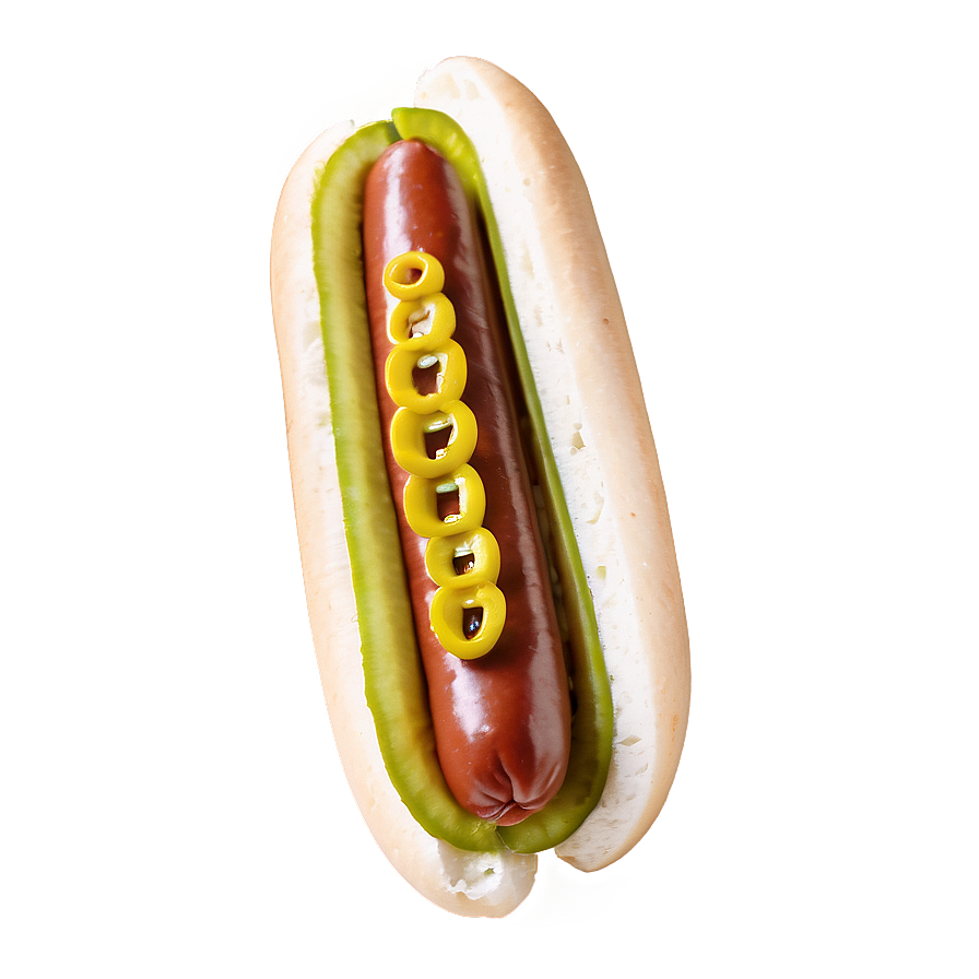 Hot Dog With Pickles Png Hmt