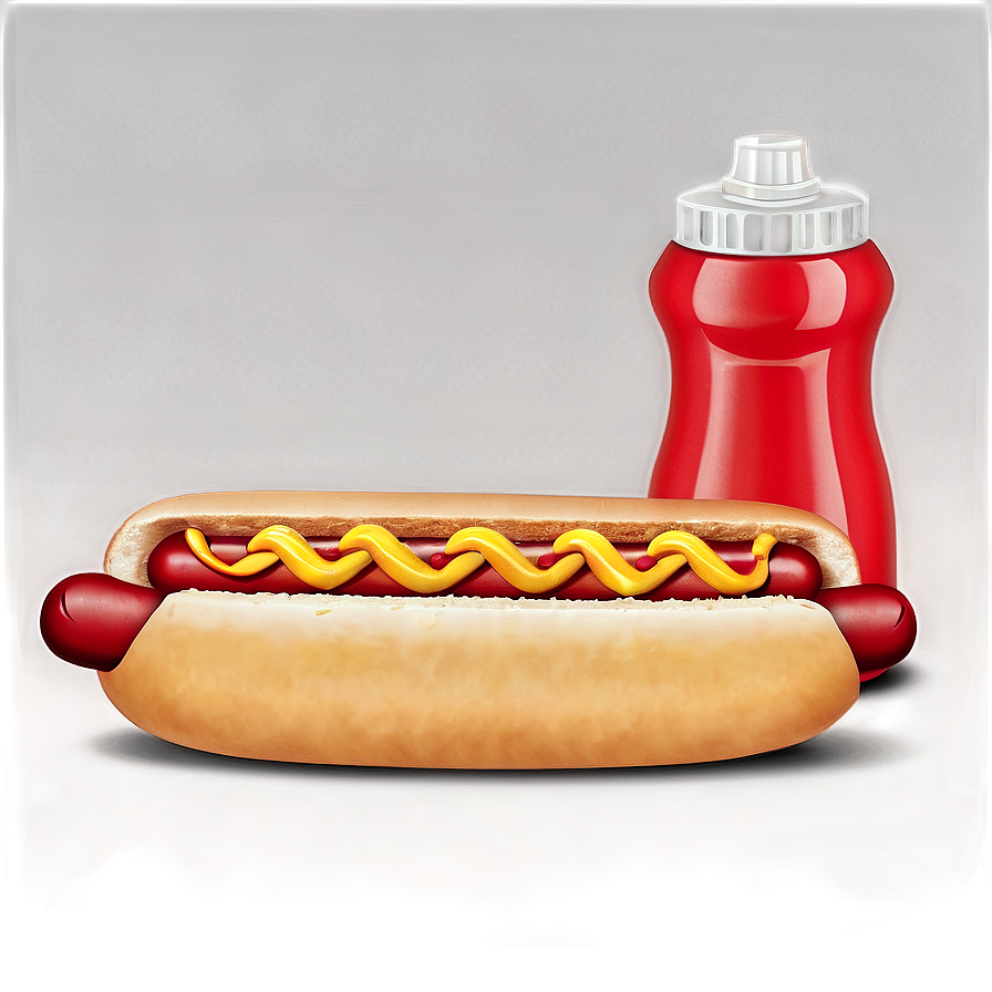 Hot Dog With Sports Drink Png 98