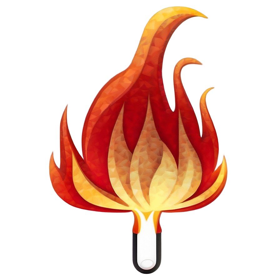 Hot Fire Emoji Artwork PNG jom10 PNG with transparent background