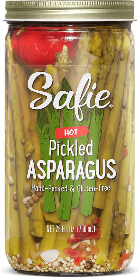 Hot Pickled Asparagus Jar