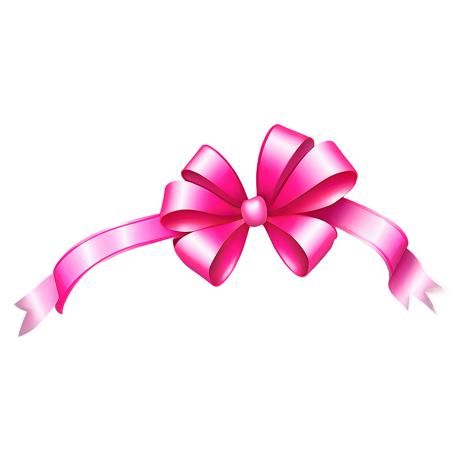 Hot Pink Gift Bow Png Skx