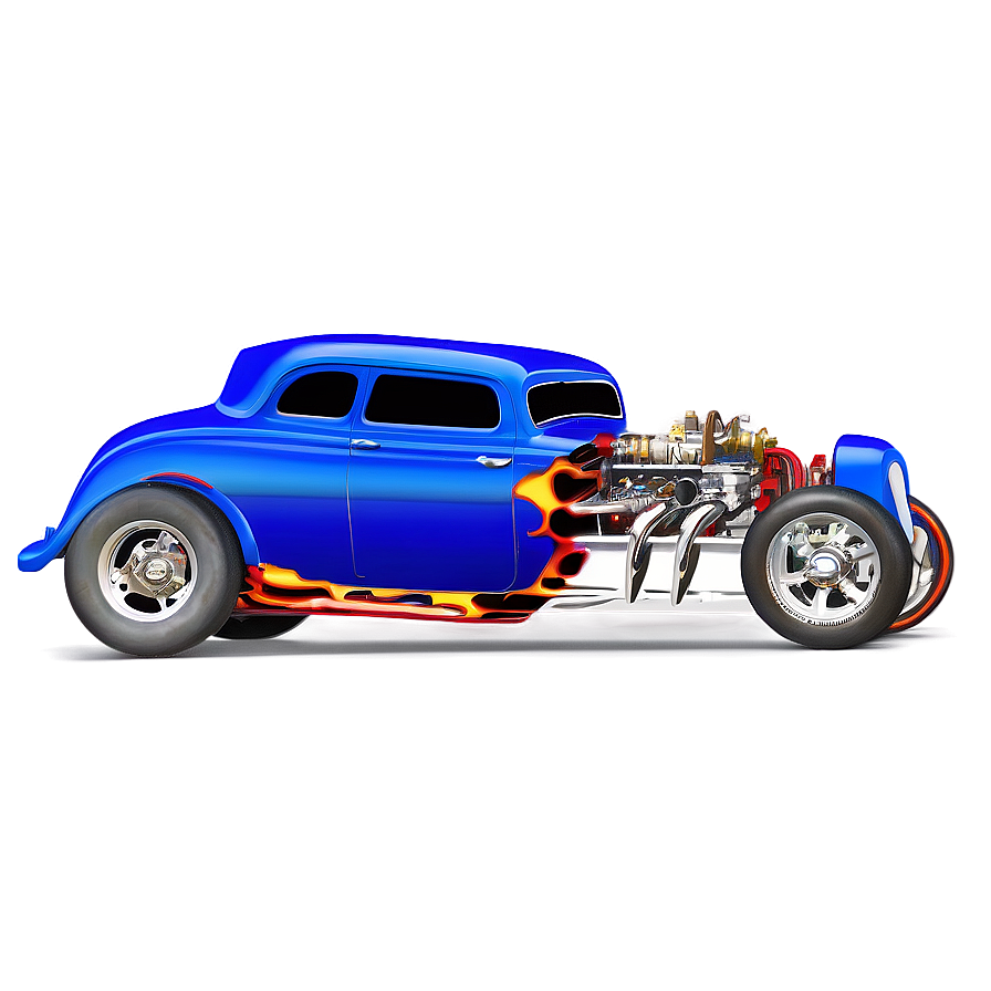 Hot Rod Car Outline Png Tnv11