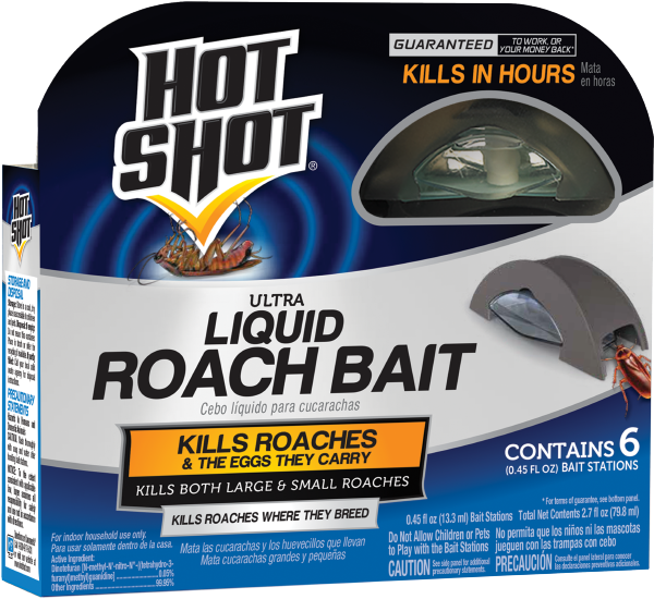 Hot Shot Liquid Roach Bait, HD Png Download PNG image with a transparent background, free high-resolution download