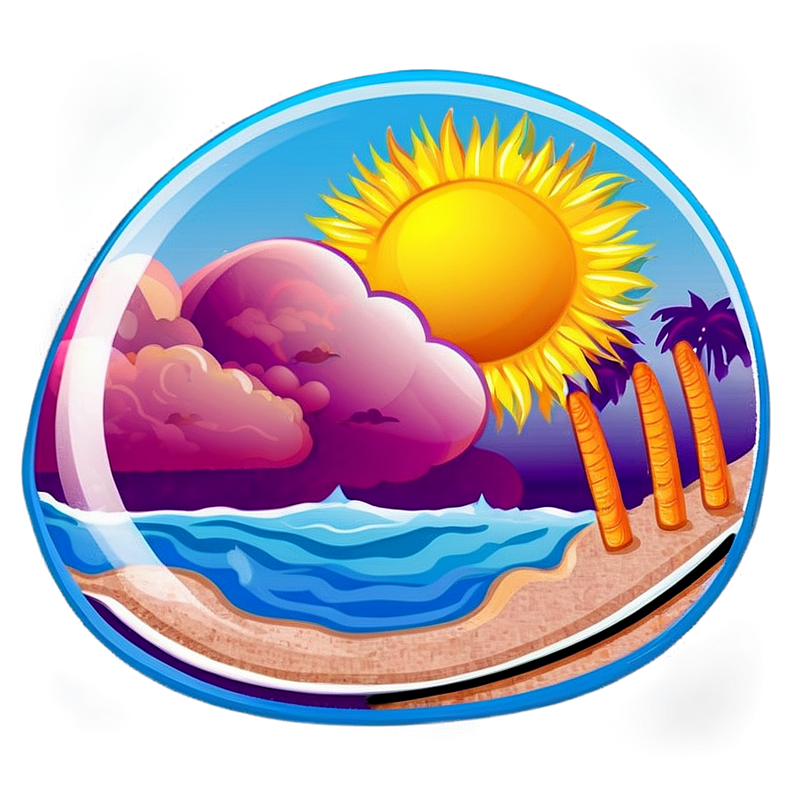 "Hot Summer Weather Indicator PNG" 32 PNG with transparent background