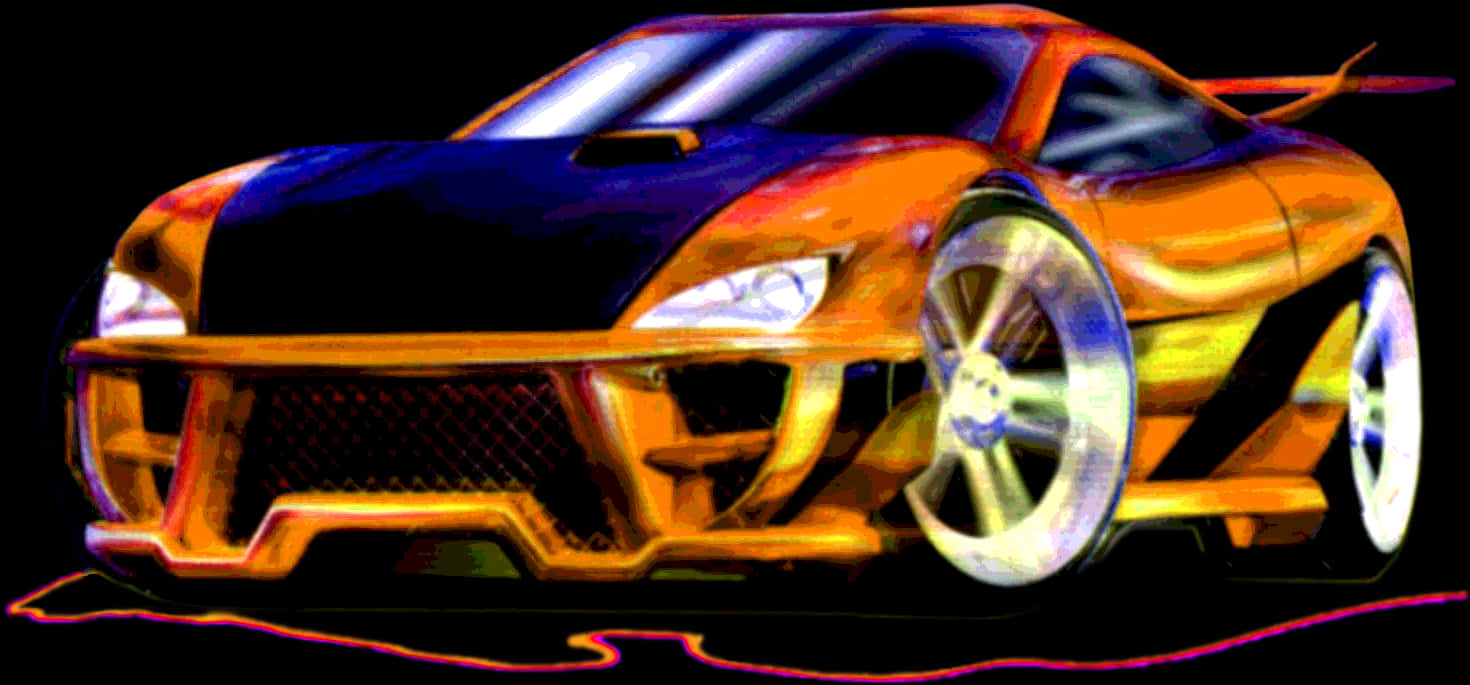 Hot Wheel Car Clipart - Hot Wheels Car Art, HD Png Download PNG with transparent background