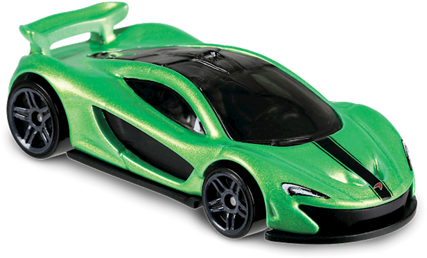 Hot Wheels Mclaren P1 Green, HD Png Download PNG with transparent background