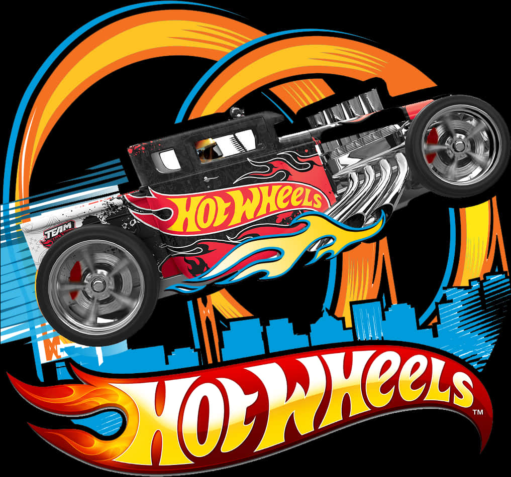 Hot Wheels Racing Car Graphic