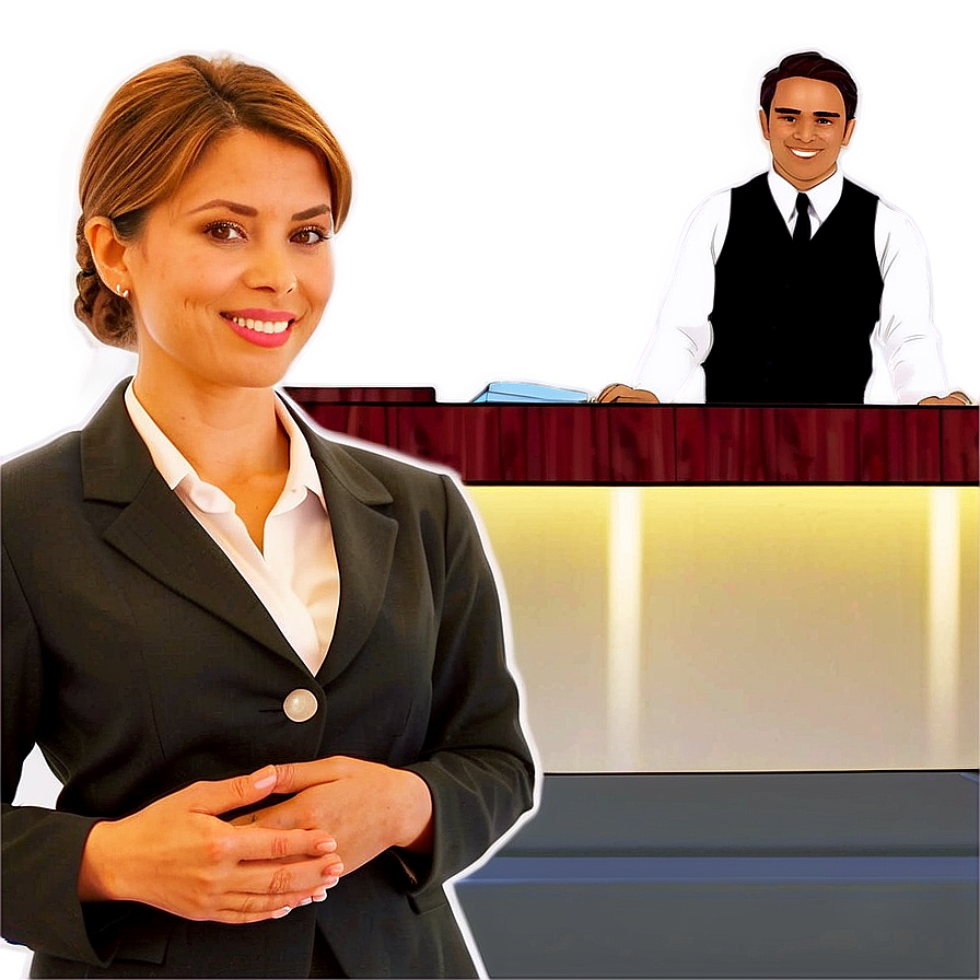 Hotel Receptionist Image Png 31