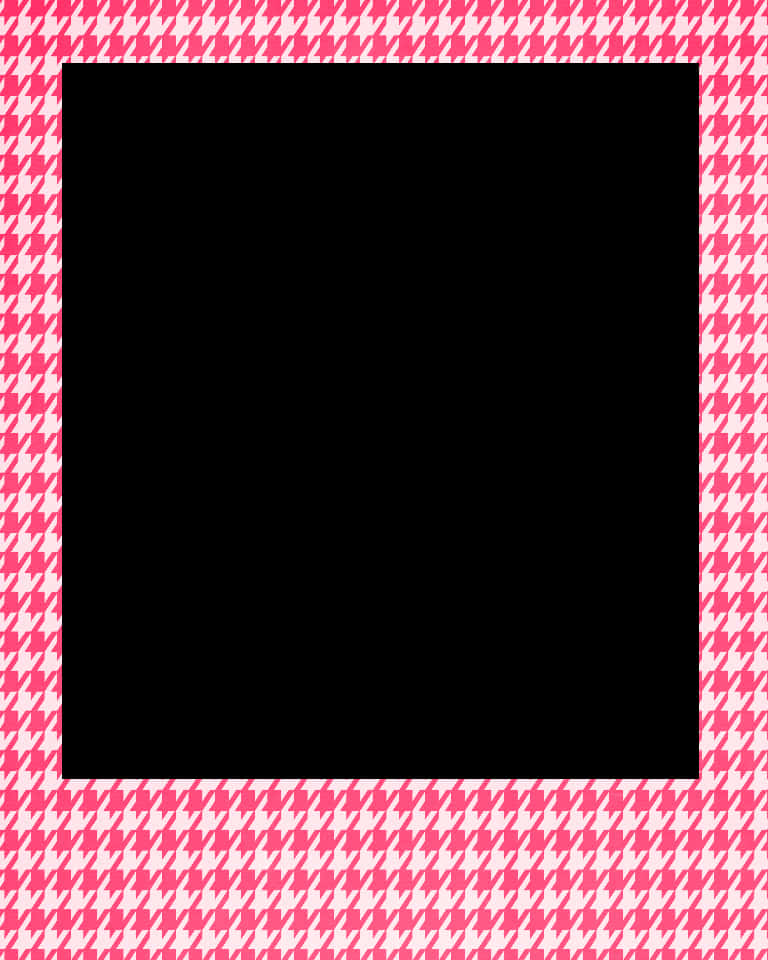 Houndstooth Pattern Frame