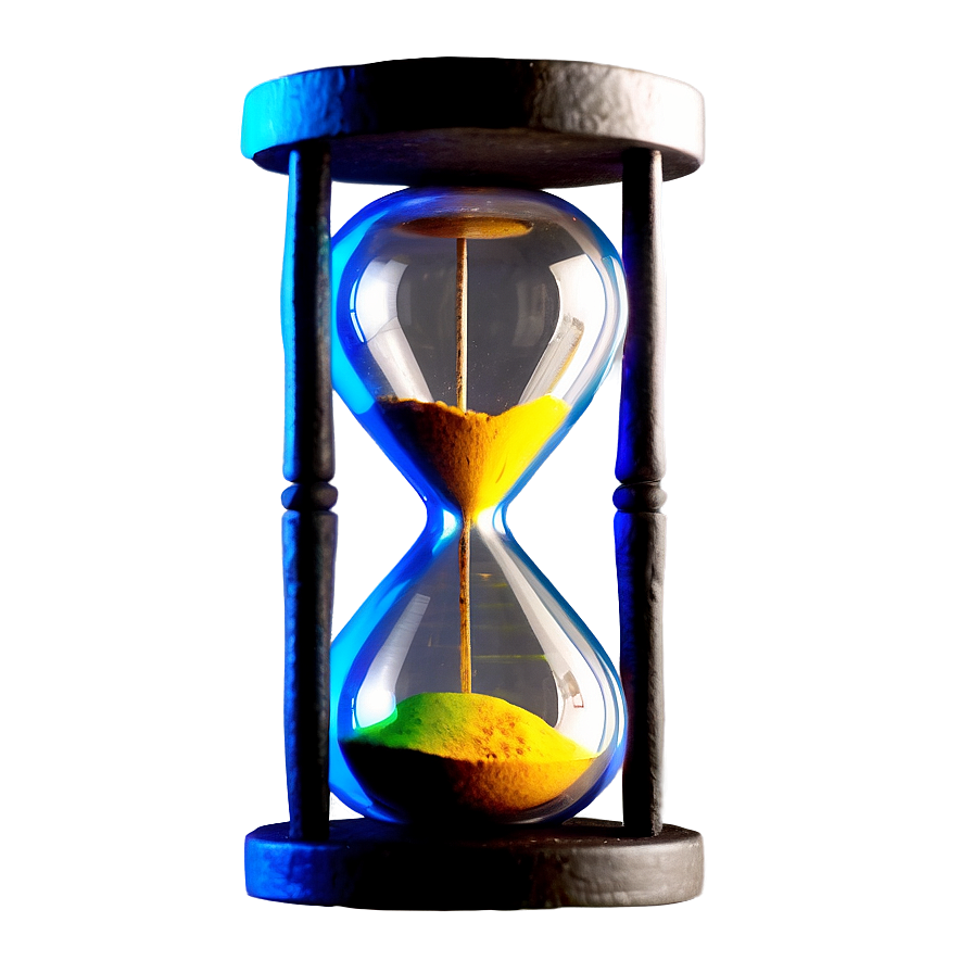 Hourglass In Dark Background Png Tvo84