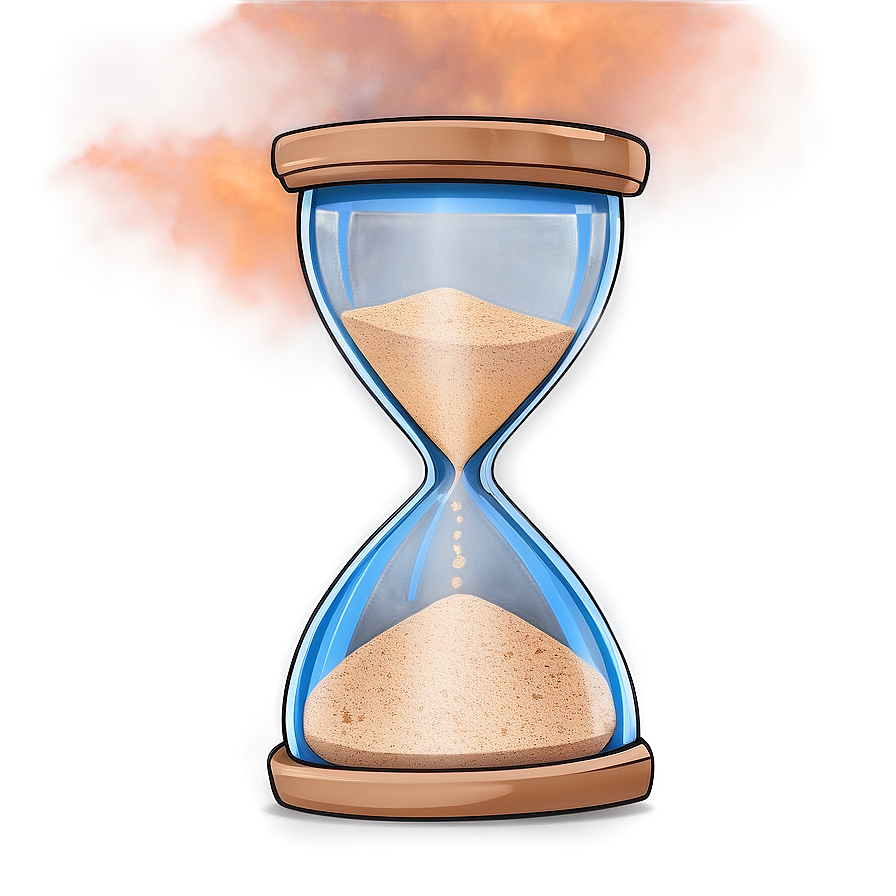 Hourglass In Sandstorm Png Tad34