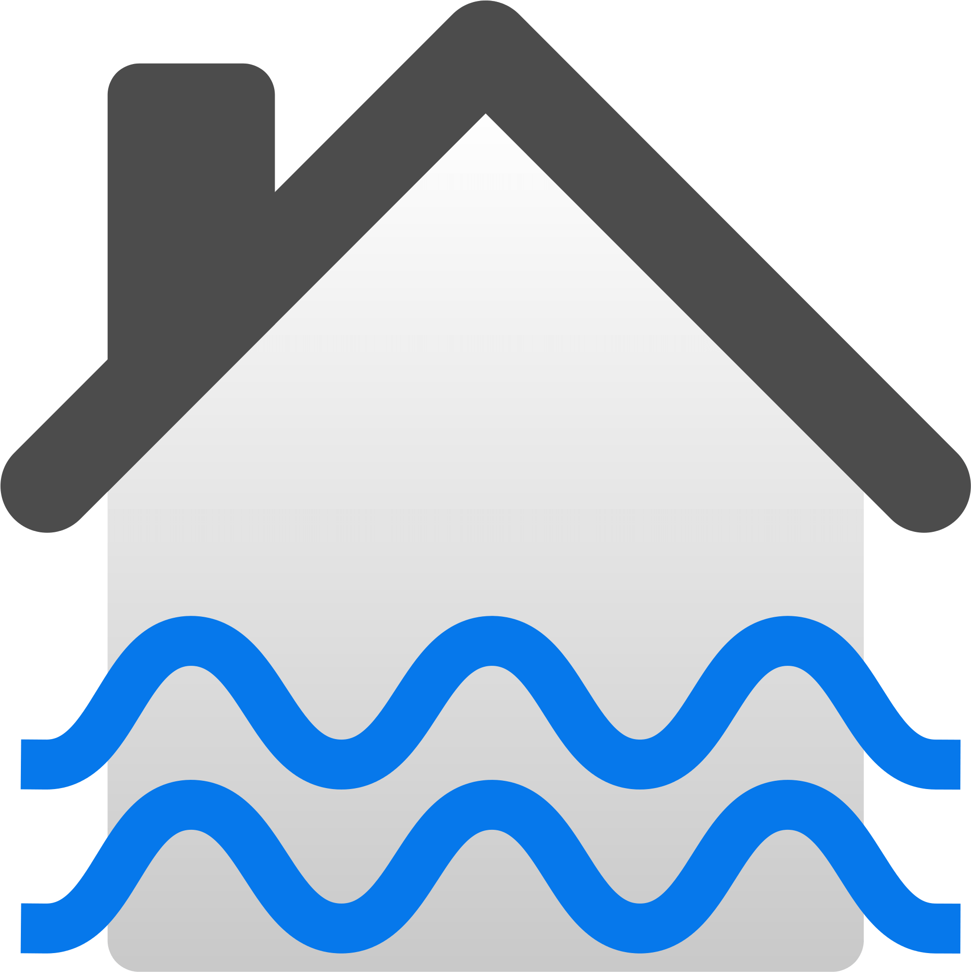 Flood Insurance Cliparts - Flooded House Icon, HD Png Download PNG with transparent background