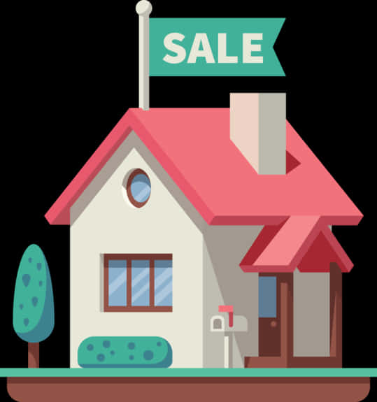 House For Sale Illustration