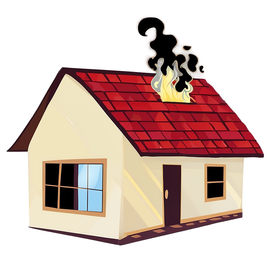 House On Fire Clipart Png Yxg68