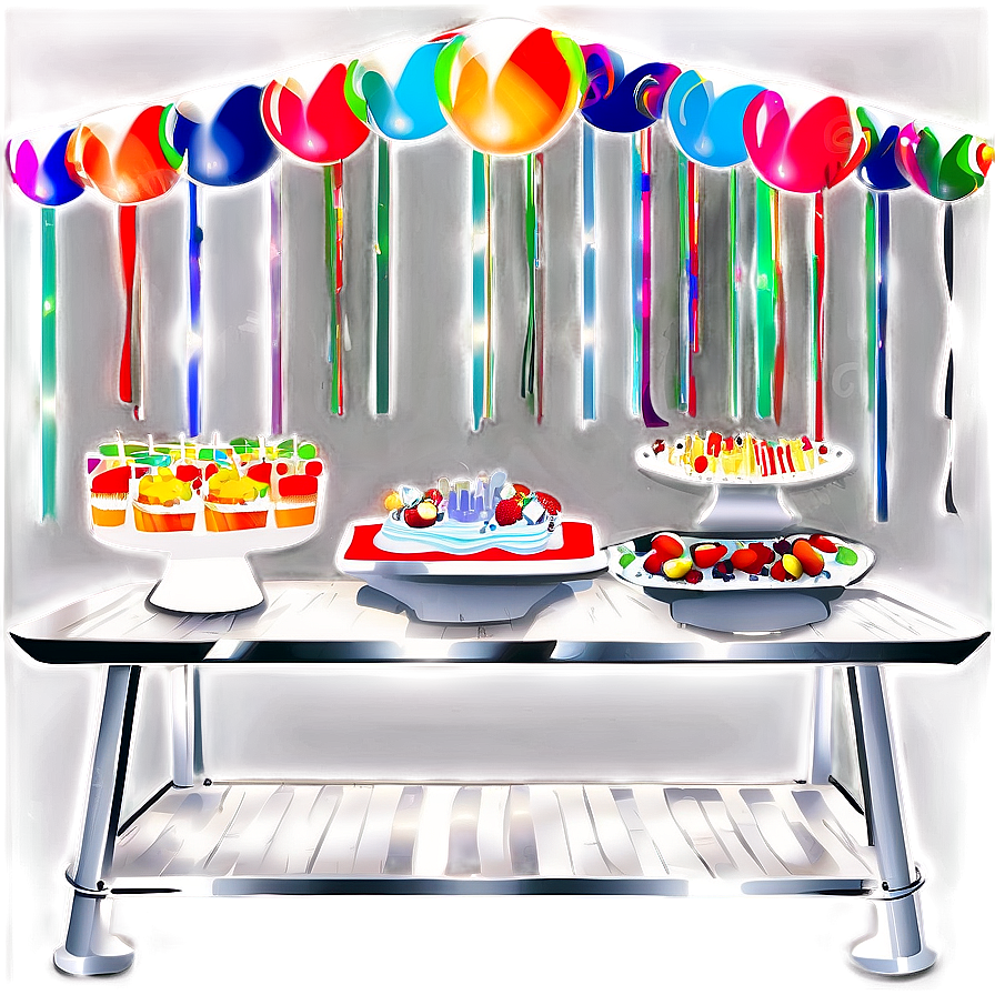 House Party Buffet Table Png 49