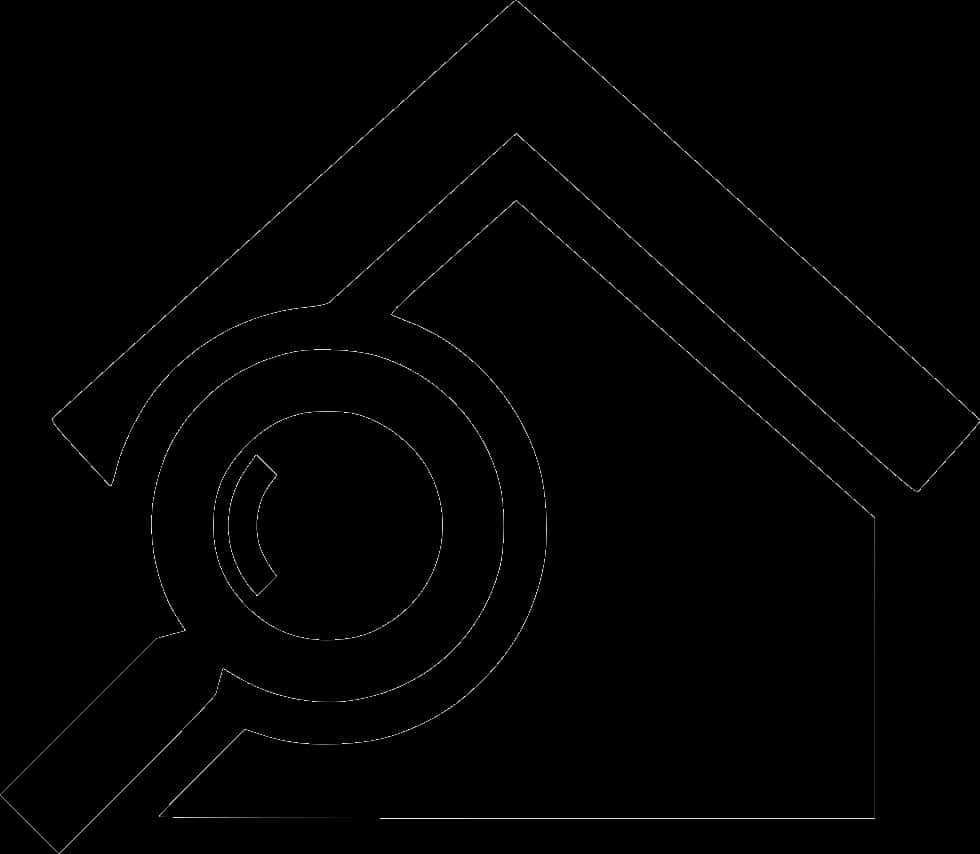 House Search Icon Outline