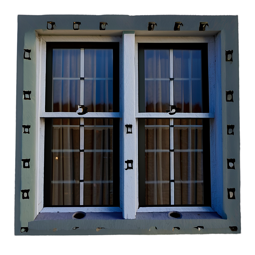 House Windows Design PNG eut PNG with transparent background