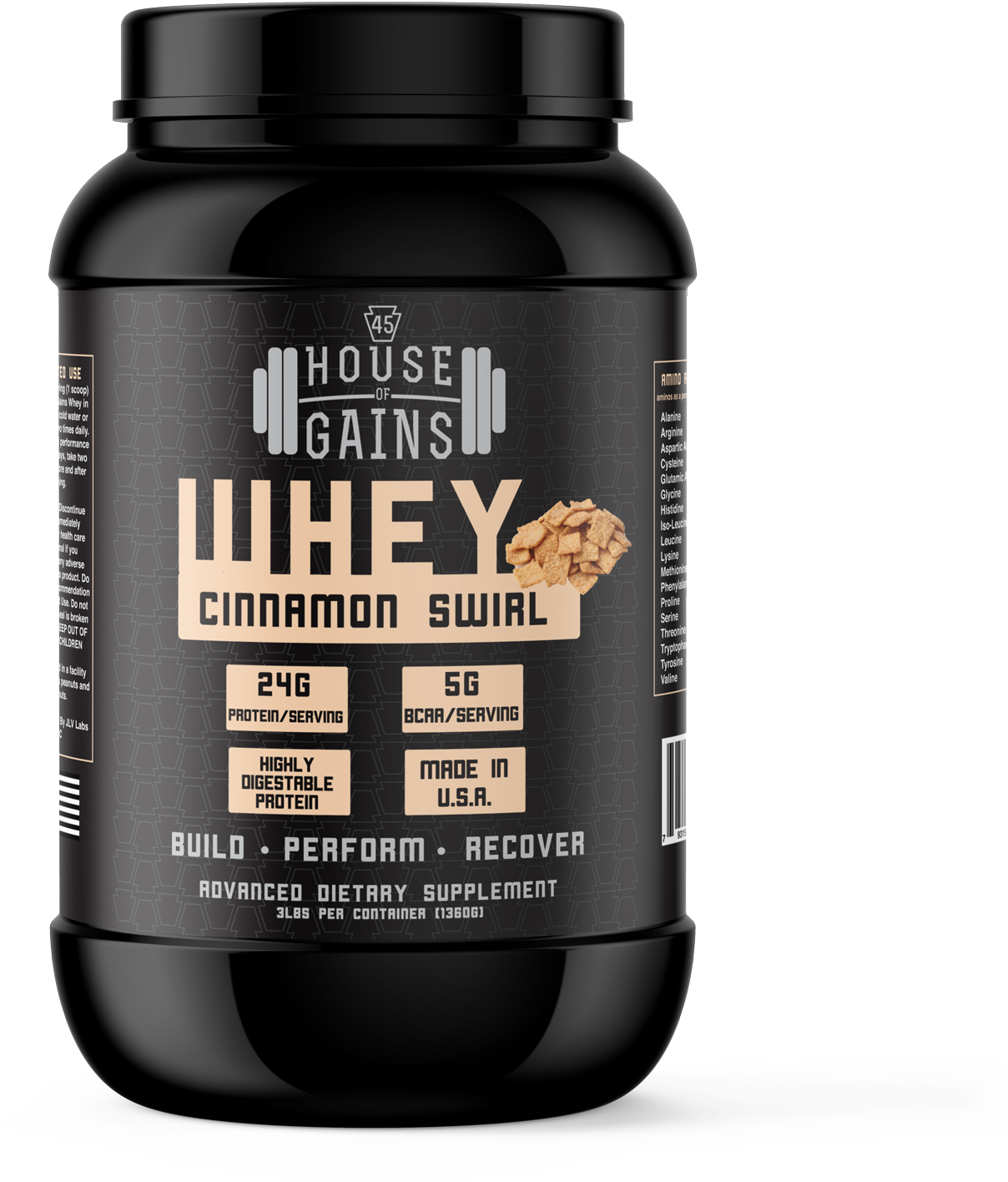 Houseof Gains Whey Protein Cinnamon Swirl