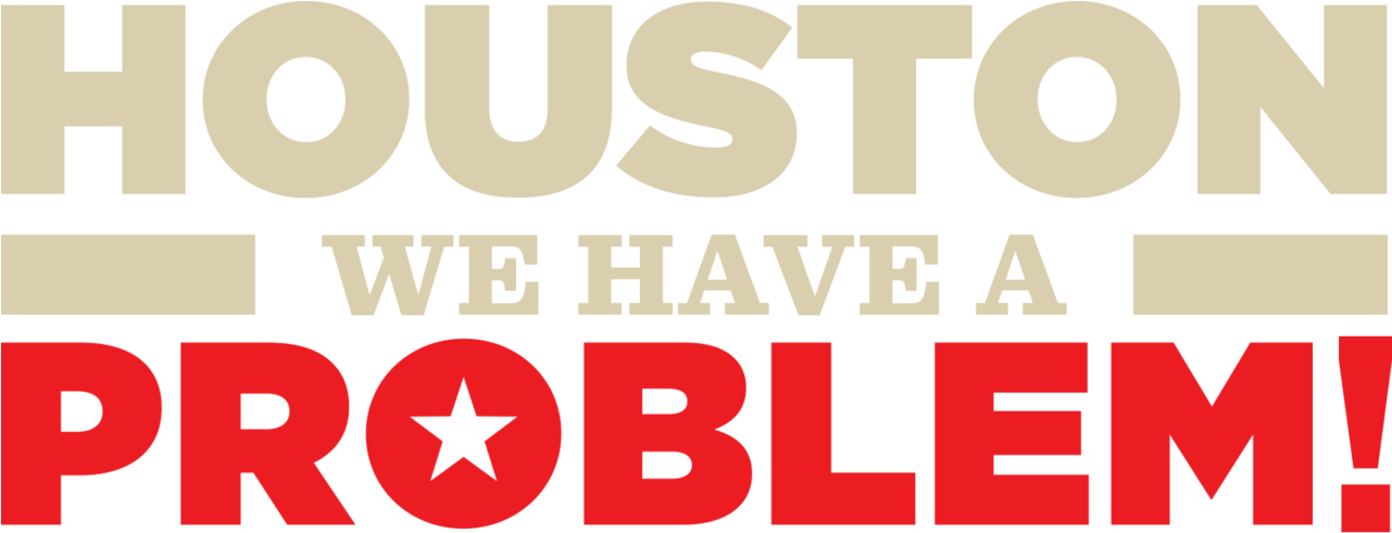Houston Problem Statement Banner PNG with transparent background