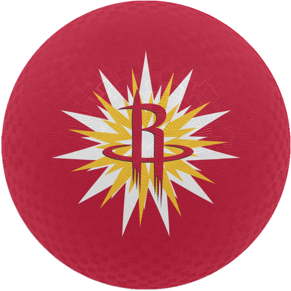 Houston Rockets Baden 5' Hwc Burst Playground Ball - Houston PNG with transparent background