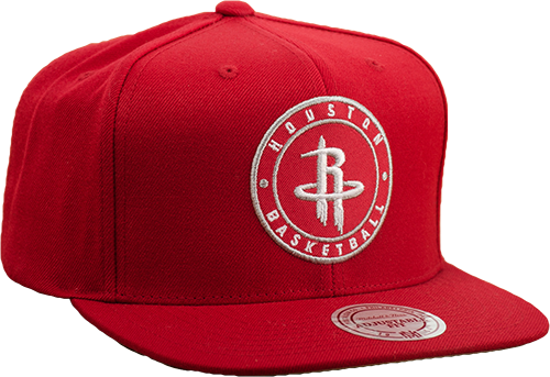 Mitchell & Ness Nba Houston Rockets Twill Circle Patch - Rockets Hat Transparent PNG with transparent background