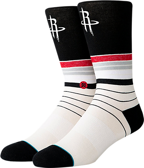 Stance Men's Houston Rockets Baseline Dress Socks, HD Png Download PNG with transparent background