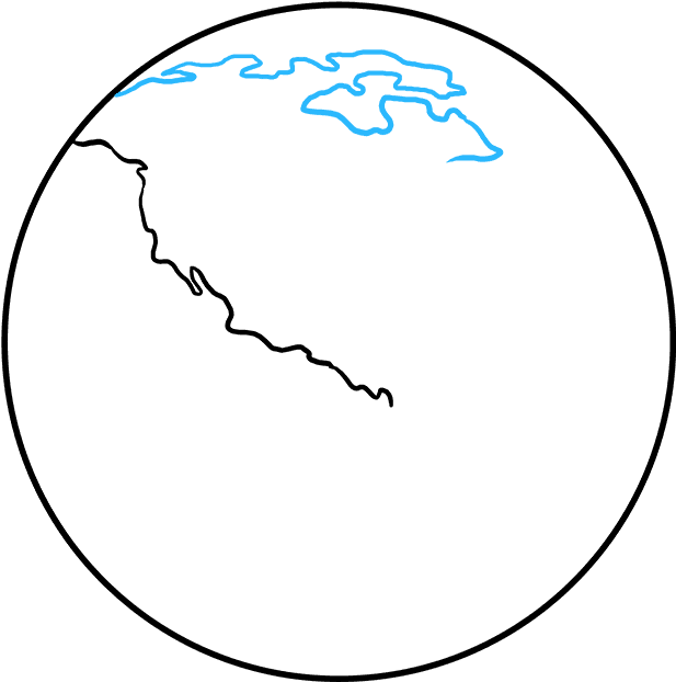 How To Draw Earth - Draw Earth, HD Png Download PNG with transparent background