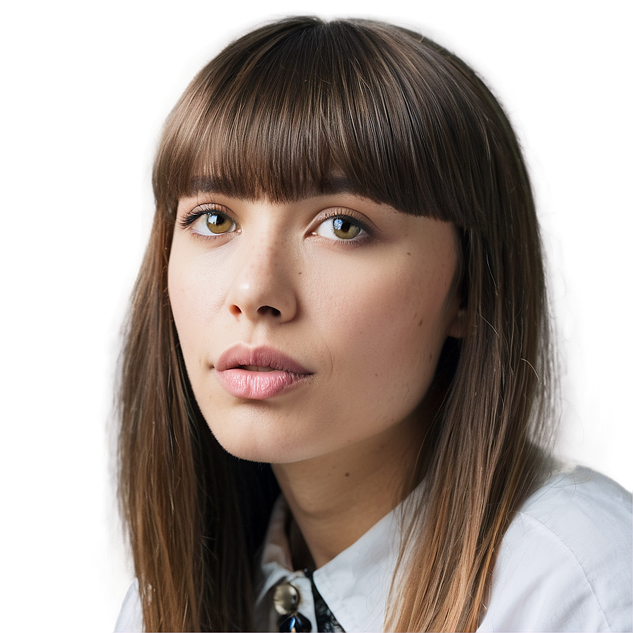 How To Style Bangs Png Ulr