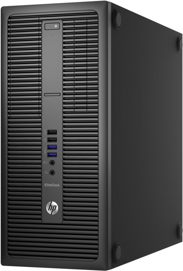 Hp Elitedesk Pc - Hp Elitedesk 800 G2, HD Png Download PNG with transparent background