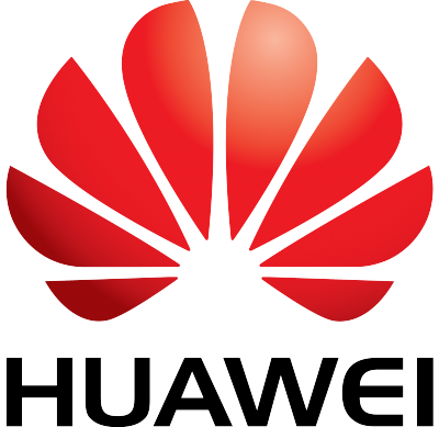 Huawei Logo Red Flower Design