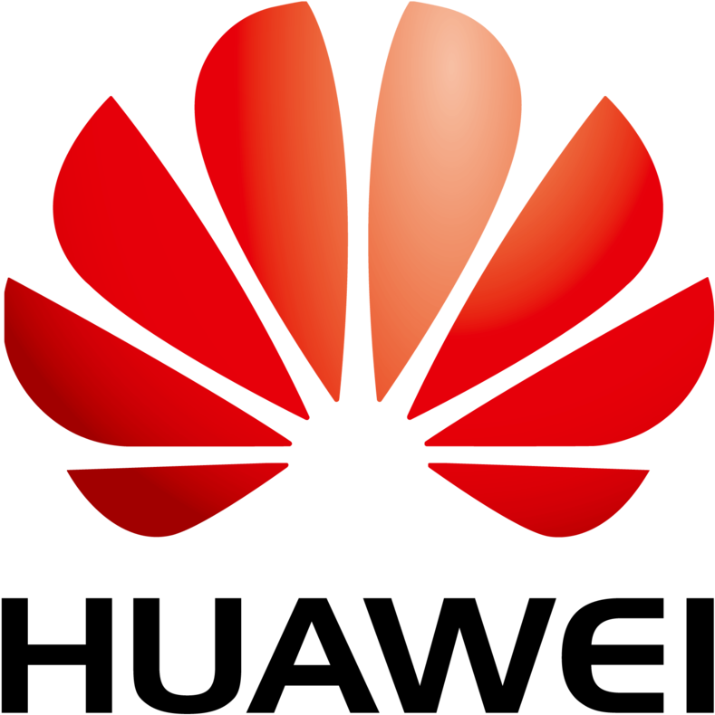 Huawei Logo Red Flower Design