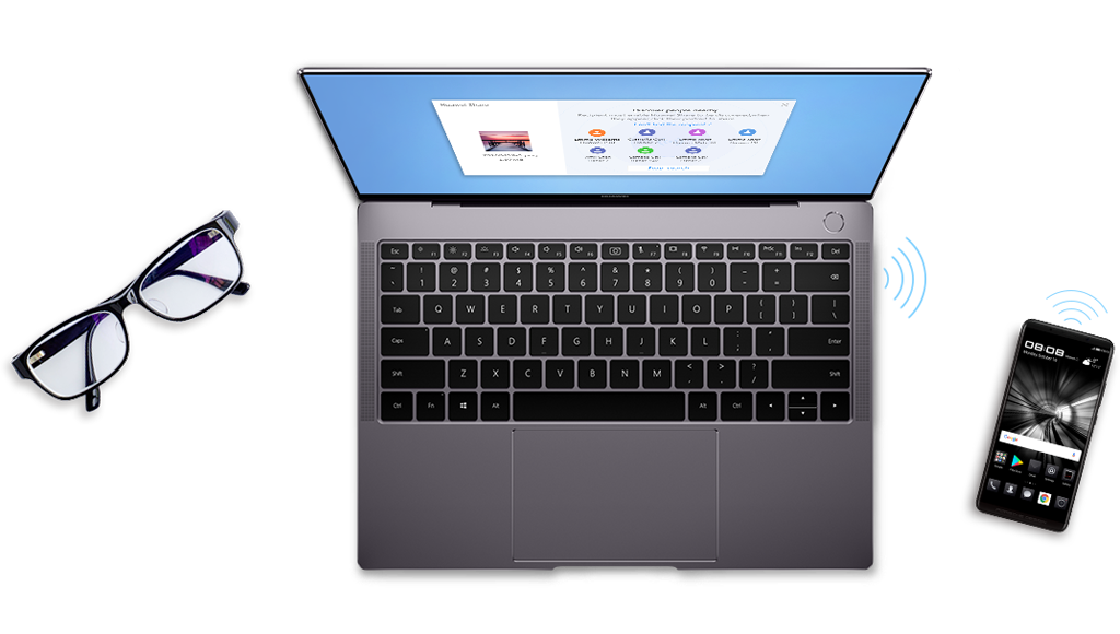 Huawei Matebook X Pro Pc Manager - Huawei Make Book, HD Png Download PNG with transparent background