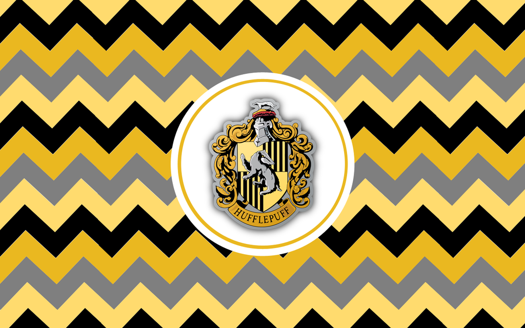 Hufflepuff House Crest Wallpaper PNG with transparent background