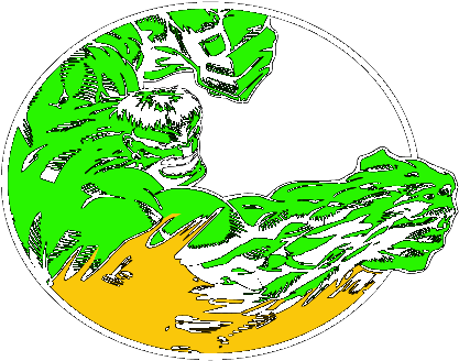 Hulk Circular Comic Style Illustration