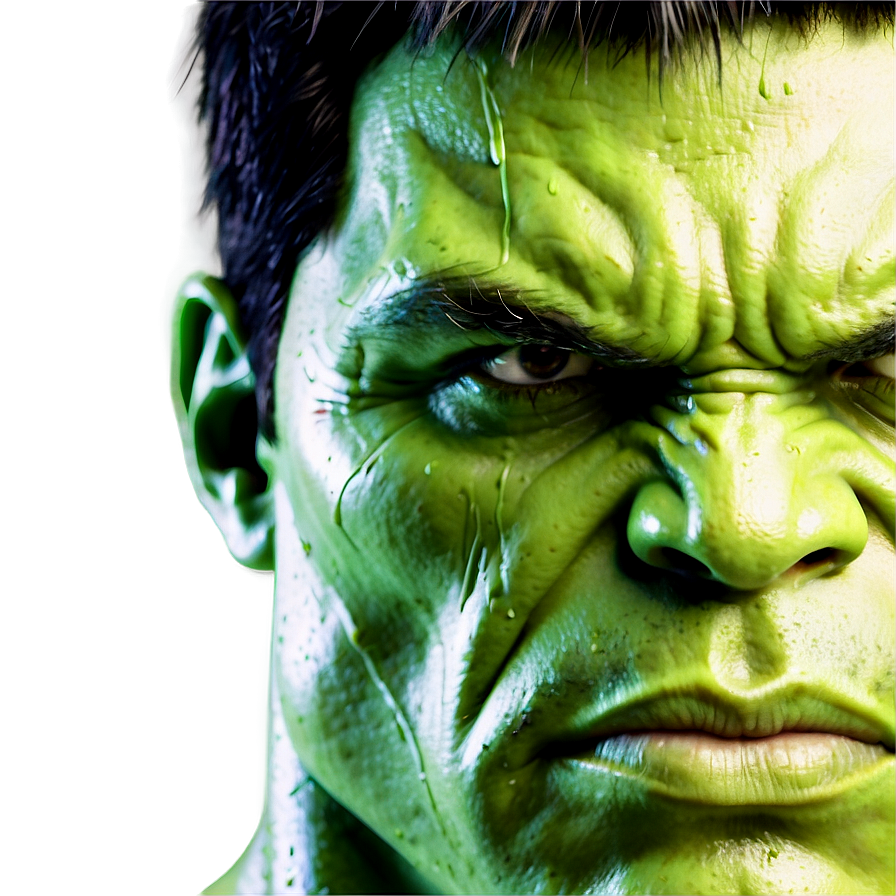 Hulk Face Art Png 99