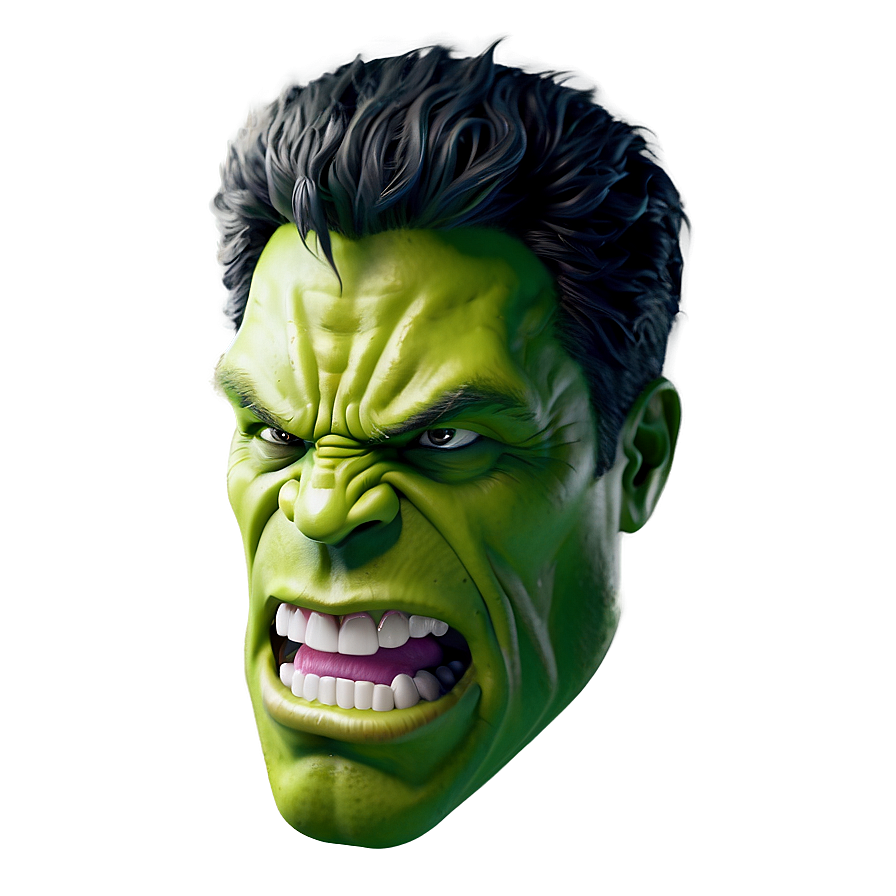 Hulk Face Emoji Png 32