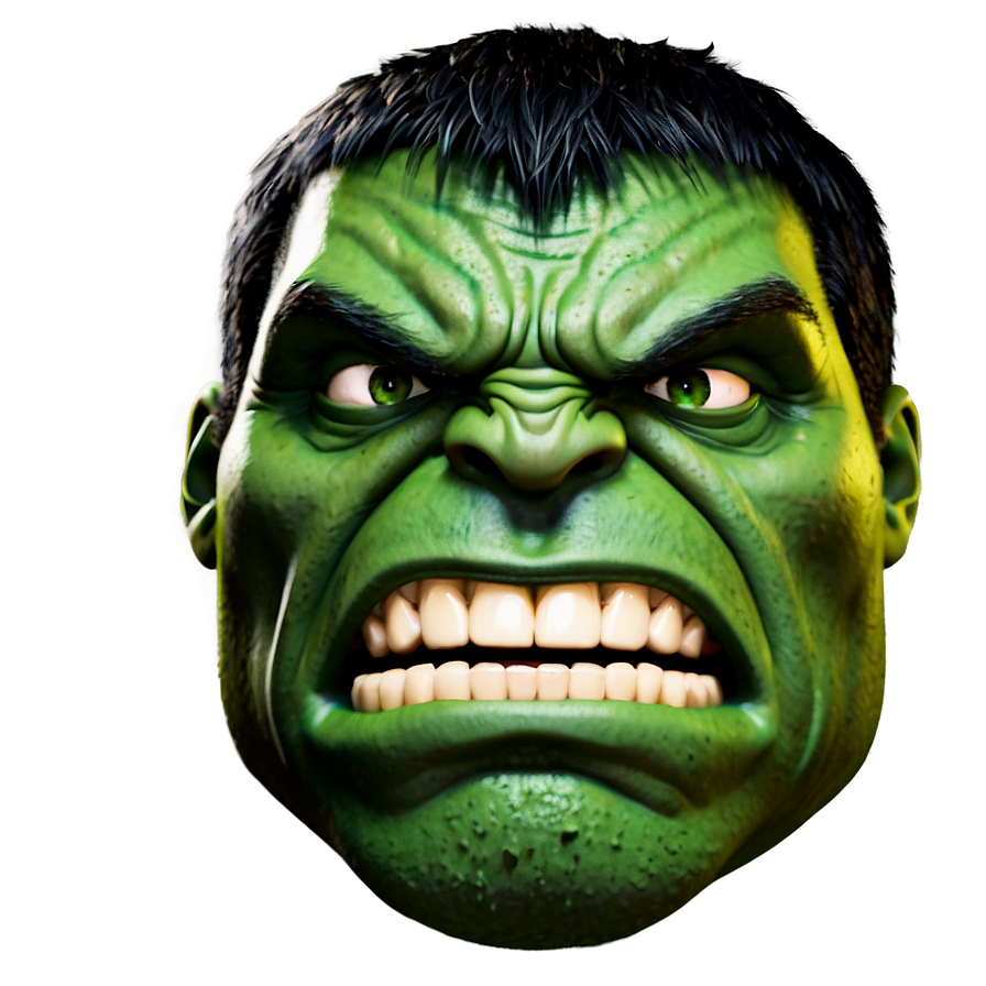 Hulk Face Emoji Png Liv56